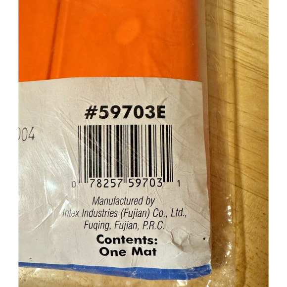 Pool Float Air Mattress Lounge Intex Wet Set 72" x 27" Orange 2010 Summer New - Picture 3 of 6